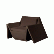 Fauteuil lounge REST - marron