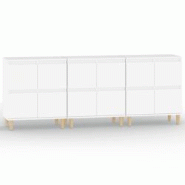 Helloshop26 - Buffet bahut commode armoire meuble de rangement organisateur cuisine salle de séjour salons 3 pcs 60 x 35 x 70 cm 02_0036992 - 3000213 Helloshop26 - Buffet bahut commode armoire meuble de rangement organisateur cuisine salle de séjour salons 3 pcs 60 x 35 x 70 cm 02_0036992 - 3000213