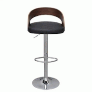 Helloshop26 - Lot de deux tabourets de bar design chaise siège cadre en bois courbé hauteur réglable 1202067 - 3002330598308 Helloshop26 - Lot de deux tabourets de bar design chaise siège cadre en bois courbé hauteur réglable 1202067 - 3002330598308