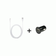 Kit adaptateur ac 3a + cÂble iphone 5/10 moxie