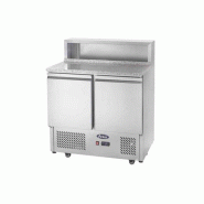 Meuble à pizza compact 2 portes avec plan de travail en granit 300l... - PESL3831GR