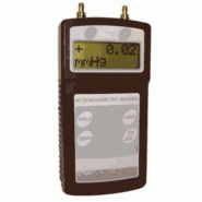 Micromanometre digital differentiel pour mesurer la pression des gaz ma 202dg