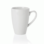 Mug conique avec anse 450 ml Ø 8,5 cm lot de 6 - Was Germany - porcelaine 4044925164450