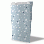Pochette cadeau Ours et renard polaires 24x9x41cm - par 150