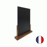 Porte menu de table bois avec rondins lstf55