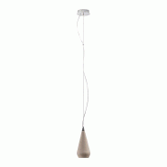 ROSSINI ILLUMINAZIONE Pavè - Lampe À Suspension En Béton Gris Avec Douille Gu10, Puissance 50W, Ip20, Design Essentiel Par Andrea Lazzari - Groupe