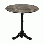 Stamp Reverdy table Retro 3b plateau marbre marron d60 - multicolore multi-matériau 3661365004606 Stamp Reverdy table Retro 3b plateau marbre marron d60 - multicolore multi-matériau 3661365004606