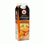 U pur jus orange des amÉriques brique 1 litre