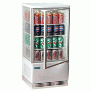 Vitrine réfrigérée positive blanche Série C 68L | Polar - CX578