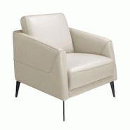 AC ANGEL CERDA Angel Cerdá Fauteuil en cuir gris taupe 5094C 78 x 80 x 82 - gris fourrure 8435631020868 AC ANGEL CERDA Angel Cerdá Fauteuil en cuir gris taupe 5094C 78 x 80 x 82 - gris fourrure 8435631020868