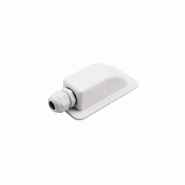 Alcapower Boîte D'Entrée De Câble À Simple Courbure : Presse-Étoupe Ip68 M20 Pour Câbles De 6 À 12 Mm, Base 60 X 112 Mm, Hauteur 35 Mm - blanc
