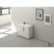Armoire basse Luxury - Ofitres - Blanc