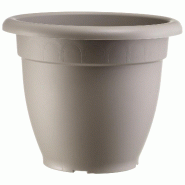 ArtPlast - Pot 12,9 L en forme de cloche Ø35x28 cm, gris - Collection CAMPANA - gris plastique polypropylène ZA2263