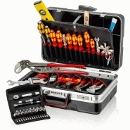 Assortiment d'outils Vision 27 sanitaire 52 pièces fourni avec coffret de transport rigide pour installateurs sanitaires KNIPEX Assortiment d'outils Vision 27 sanitaire 52 pièces fourni avec coffret de transport rigide pour installateurs sanitaires KNIPEX
