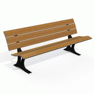 Banc AMARANTE 2 stratifié compact
