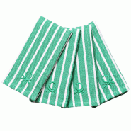 Benetton - Set 4Pc Serviettes de Table 33X45Cm 170Gsm 100% Coton Vert Foncé Tevere - vert BE291