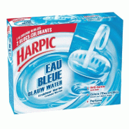Bloc cuvette Harpic Eau bleue - Anti-tartre - Par 2