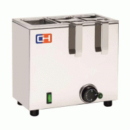 Climahosteleria Chauffe-lait en tétrabrik de 1050W avec mesures 275x250x150h mm CBRIK3 - gris inox CBRIK3