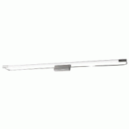 Fabas Luce Applique Murale Led Rapallo 20 W 2240 Lm 3000 K, Structure Chromée En Métal Et Méthacrylate, Ip44, Classe 1, Dimensions 80 X 8 X 5 Cm -