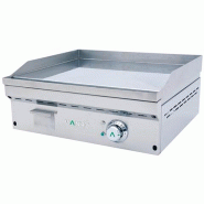 Fry-Top électrique FULL-CROM lisse en CHROME - L600 | Mainho - FCE60