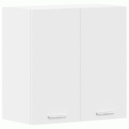 Helloshop26 - Armoire suspendue minimaliste contemporaine rangement efficace 60 x 31 x 60 cm en bois aggloméré blanc 02_0047678 - blanc Bois massif