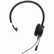 Jabra Evolve 20 Casque Avec fil Arceau Bureau/Centre d'appels USB Type-A Noir