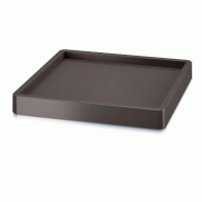 Prosperplast - Plateau mobile pour pots avec roulettes MOBILE SAUCER SQUARE - 29,2x29,2x5,7 cm, anthracite - gris plastique ZA4583