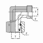 Raccords à bague orientable - DKO 90° - CMFDKO 06S NE - Tube 6.0mm - Filetage 14X150_0