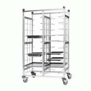 RM GASTRO Chariot d étagères GN 20 inserts REDFOX - VR 20 GN - REDFOX - 0615402545440