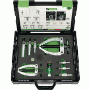 Set d'extracteurs intérieurs 25 8 pièces 12-46 mm KUKKO Set d'extracteurs intérieurs 25 8 pièces 12-46 mm KUKKO