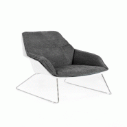 Stones Grace Fauteuil En Polypropylène Gris Foncé - gris 8051361828767