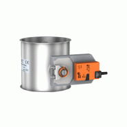 Vannes à clapet avec servomoteur électro-motorisé - Rotation 90° en 150s - Diamètres disponibles 60-280mm - Matériaux : Revêtement par pulvérisation & acier inoxydable