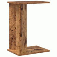 VidaXL Table d'appoint Bois ancien 35 x 25 x 50 cm Bois d'ingénierie Modèle Apex Contemporain - 891190