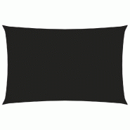 VidaXL Voile de parasol tissu oxford rectangulaire 4x7 m noir Modèle Riviera Outdoor - noir 135768