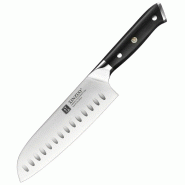 XinZuo - Couteau Santoku en acier inoxydable - B13S série Yu - multicolore B13S-RS
