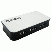 SANDBERG USB 3.0 HUB 4 PORTS - HUB - 4 X SUPERSPEED USB 3.0 SANDBERG USB 3.0 HUB 4 PORTS - HUB - 4 X SUPERSPEED USB 3.0