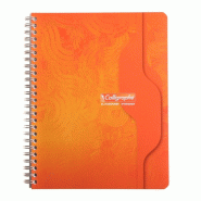 Calligraphe Lot de 10 Cahier Ligne 7000 17x22, 100p./50 feuilles 70 g/m² reliure intégrale, quadrillé 5x5 - 3210330004020
