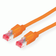 Cordon DÄTWYLER Cat.6 (Classe E) S/FTP, CU 7702 flex LS0H, Hirose TM21, orange, 7 m Cordon DÄTWYLER Cat.6 (Classe E) S/FTP, CU 7702 flex LS0H, Hirose TM21, orange, 7 m