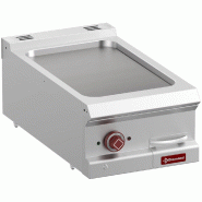 Diamond - Plaque de cuisson électrique avec plaque lisse, module 1/2  -Top- - réf. E7/PL4T-N - gris inox AKS-E7/PL4T-N
