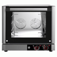 EURAST - Four à convection avec humidificateur électrique 4 GN 2/3 ou plateaux 430x340 - 590x675x540 mm - 3100 W 230/1V - 41325017 - gris 41325017 EURAST - Four à convection avec humidificateur électrique 4 GN 2/3 ou plateaux 430x340 - 590x675x540 mm - 3100 W 230/1V - 41325017 - gris 41325017