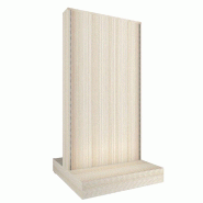Gondole double face Alias L74xP74xH144,6cm - bois blanchi