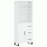 Helloshop26 - Buffet bahut commode armoire meuble de rangement organisateur cuisine salle de séjour salon haut 69,5 x 34 x 180 cm 02_0032686 - 300021 Helloshop26 - Buffet bahut commode armoire meuble de rangement organisateur cuisine salle de séjour salon haut 69,5 x 34 x 180 cm 02_0032686 - 300021