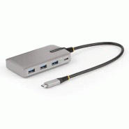 Hub USB-C à 4 Ports avec Sortie Vidéo USB-C DP Alt Mode 4K 60Hz - 3x USB-A, 1x USB Type-C, 100W Powe Hub USB-C à 4 Ports avec Sortie Vidéo USB-C DP Alt Mode 4K 60Hz - 3x USB-A, 1x USB Type-C, 100W Powe