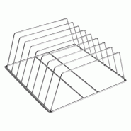 Insert en inox pour panier 50x50 pour 8pcs EN60x40-40 et plateaux RM - NV-8EN-40 - RM Gastro - 0615402476270