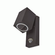 KOBI Applique murale orientable carré noir design extérieur + Détecteur de mouvements pour ampoule GU10 - 5902846013174 KOBI Applique murale orientable carré noir design extérieur + Détecteur de mouvements pour ampoule GU10 - 5902846013174