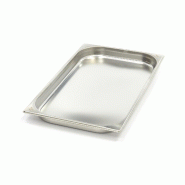 Maxima Récipient gastronorm - 1/1 GN - profondeur 4 cm - acier inoxydable – 53 × 32.5 × 4 cm - AKS-09367501