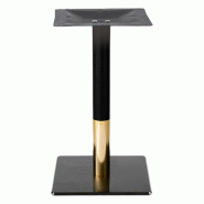 Pied VANNES CARRE en acier pour intérieur - TIGAONE - doré 3701680309861