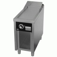Plancha électrique fry-top professionnelle sur placard ouvert 400x9... - PFTE9004E