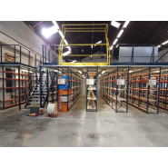 Plateforme sur rayonnage avec capacité de charges au m²