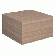 Podium pour mannequins Vertigo noyer 45x45x25cm